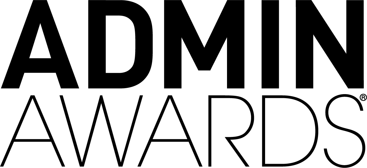 Admin Awards Logo Black Stacked